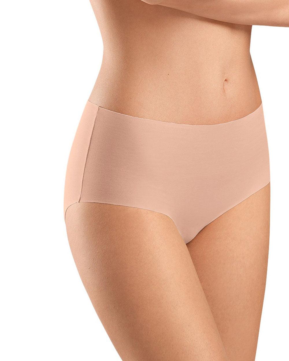 Hanro - High-Waist - Invisible Cotton Seamless Brief -brava-boutique