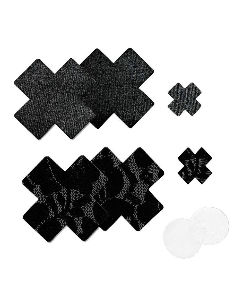 B-Six - Wardrobe Solutions - Cross Nipple Covers -brava-boutique