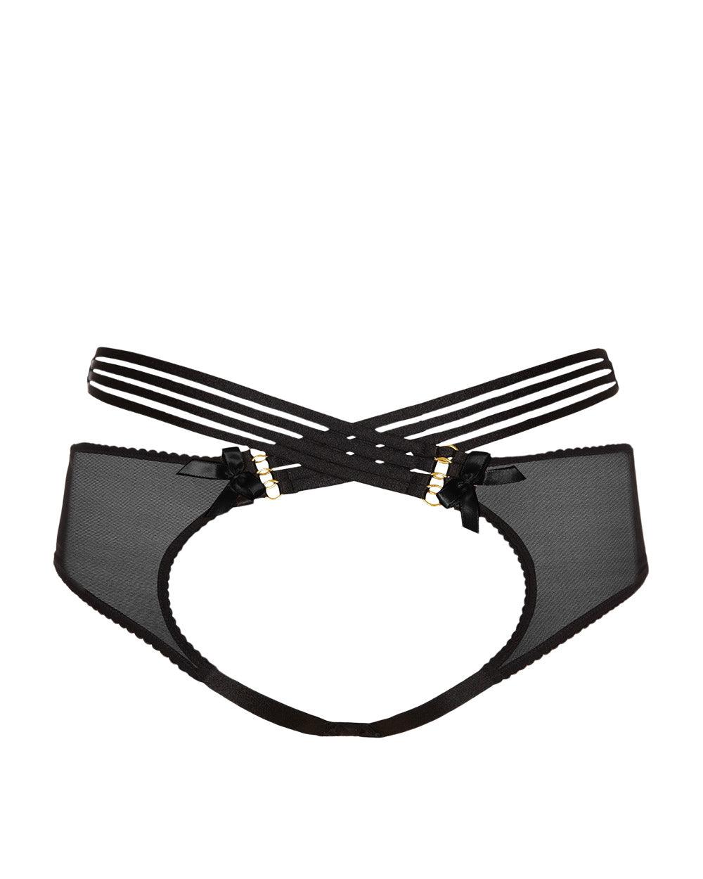 Bordelle - Boudoir - Bondage Belle Peep Panty -brava-boutique
