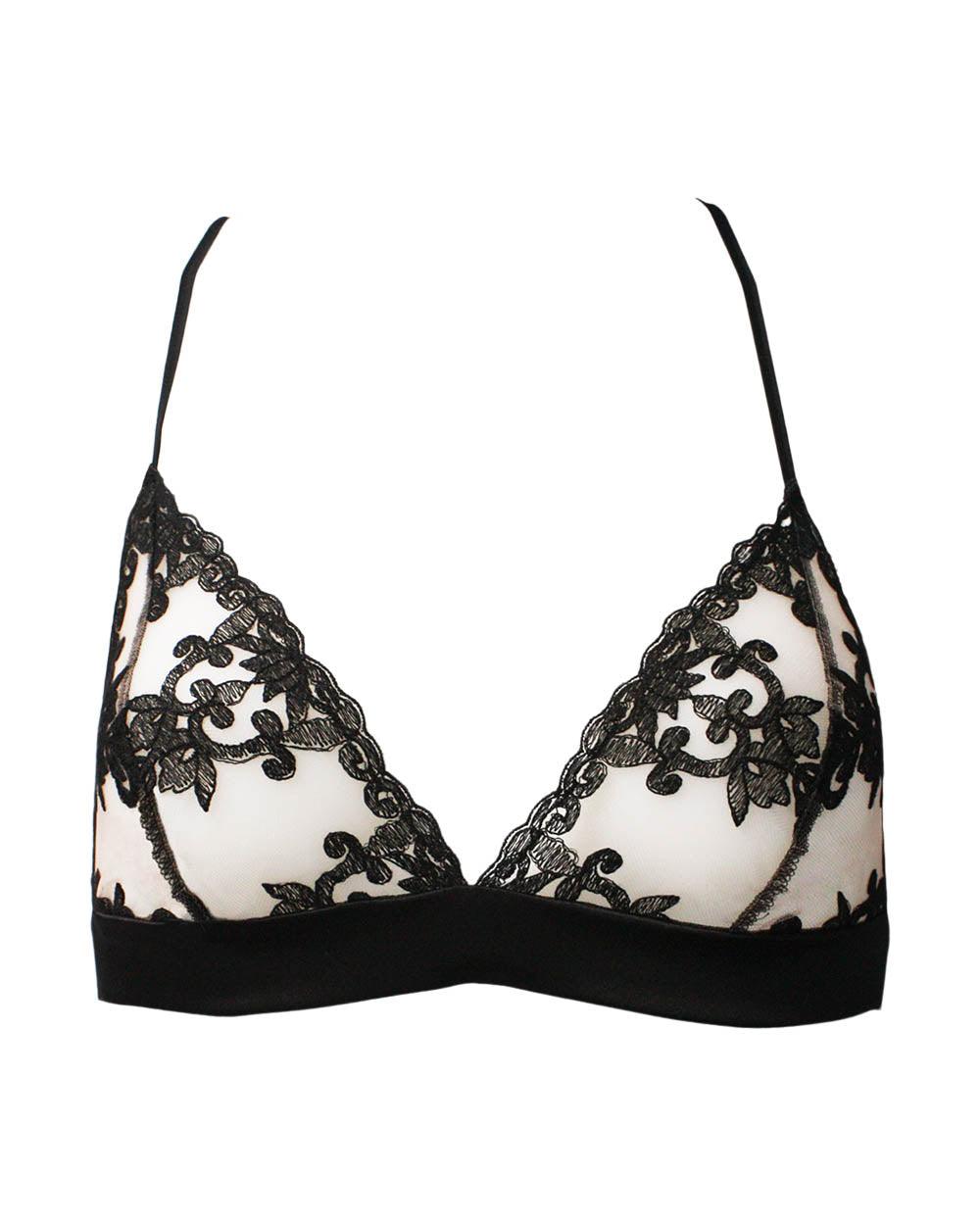 Onyx Boudoir Bra