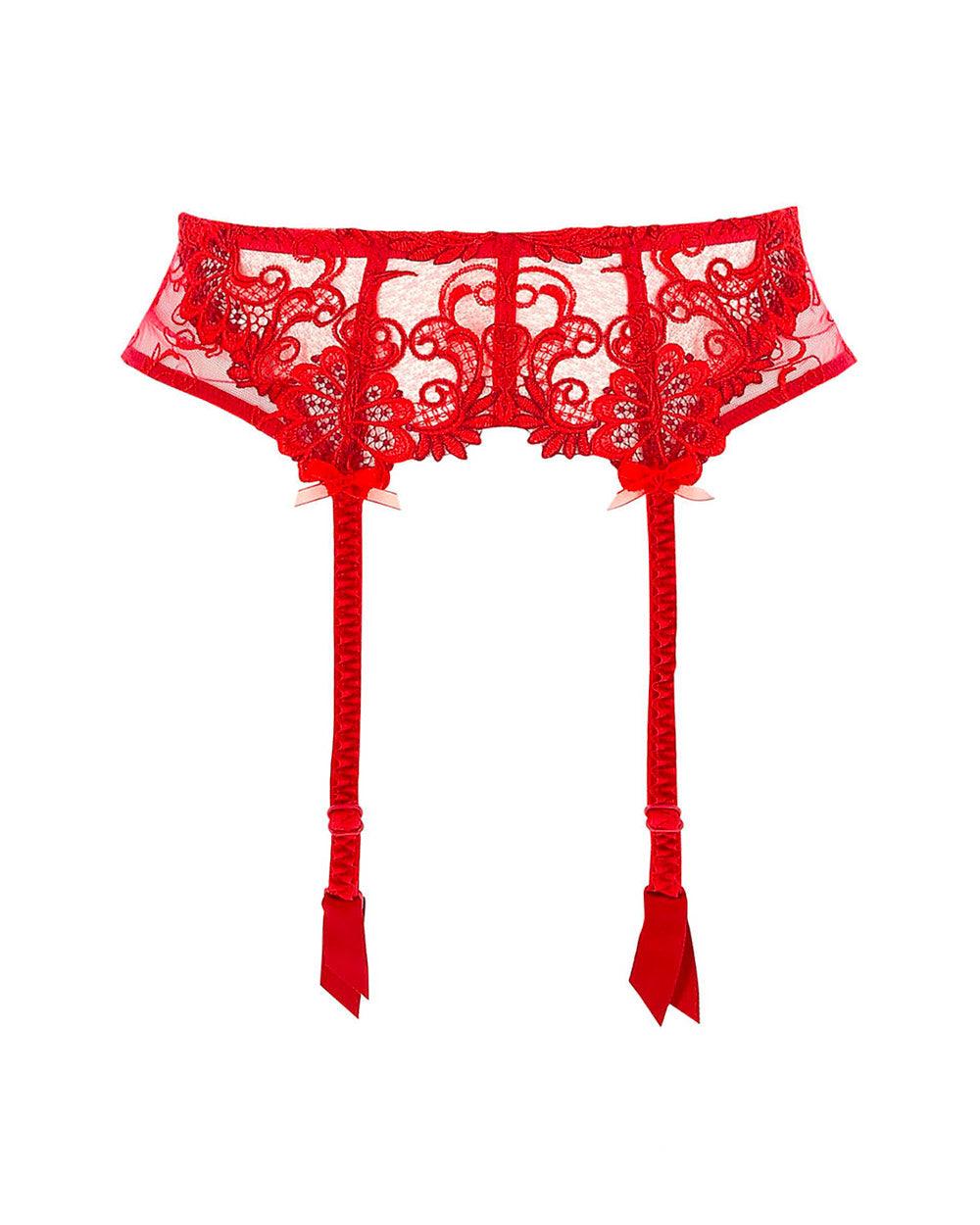 Dressing Floral Suspender Belt