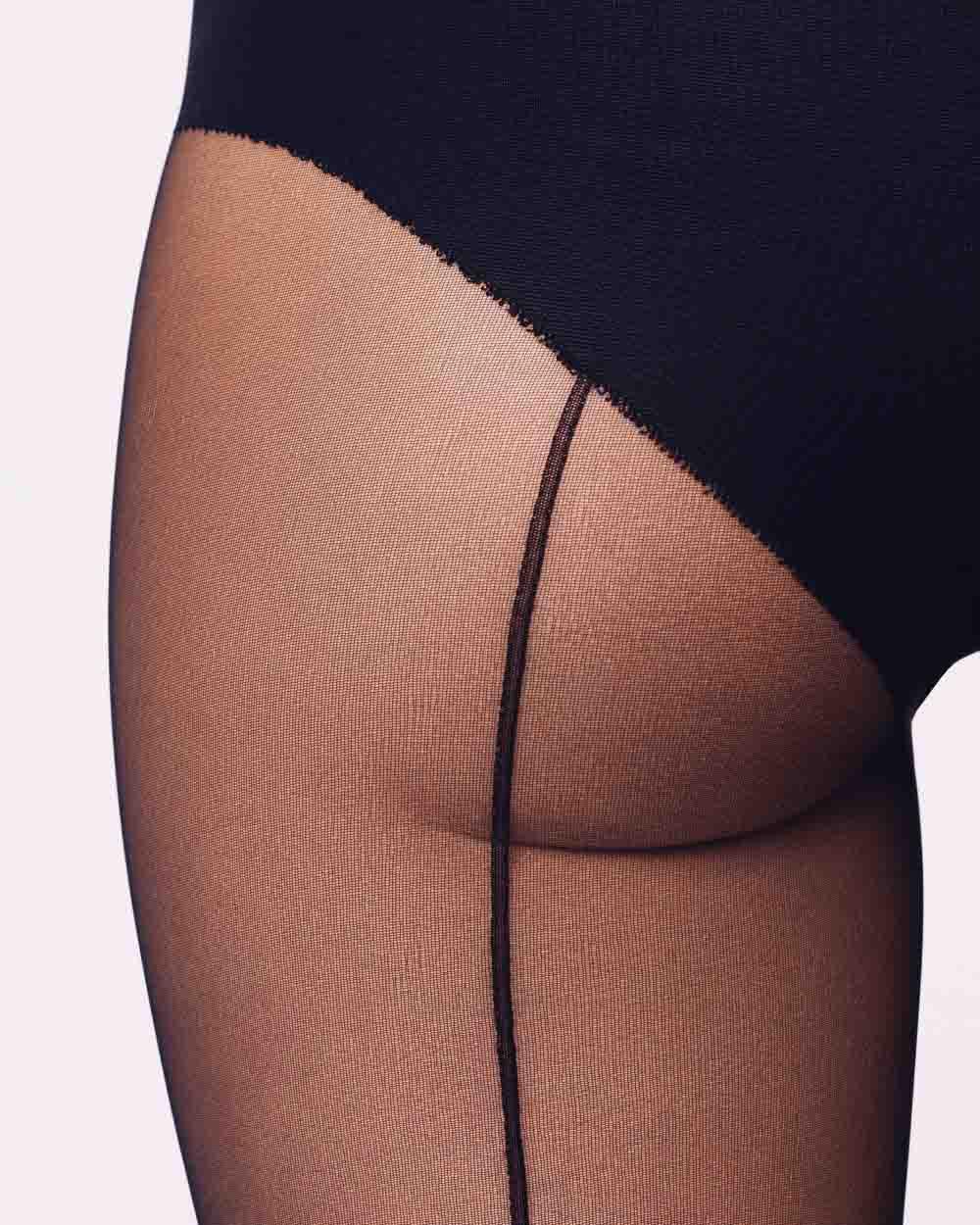 Wolford - Hosiery - Individual 10 Control Back Seam Tights -brava-boutique