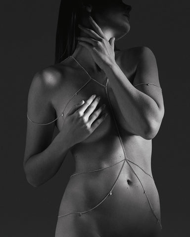 Aubade - Boudoir - Chain of Love Dore Jewel Harness -brava-boutique