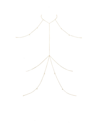 Aubade - Boudoir - Chain of Love Dore Jewel Harness -brava-boutique