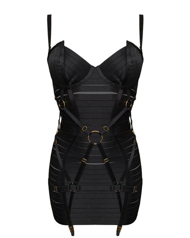 Bordelle - Boudoir - Adjustable Bondage Angela Dress -brava-boutique