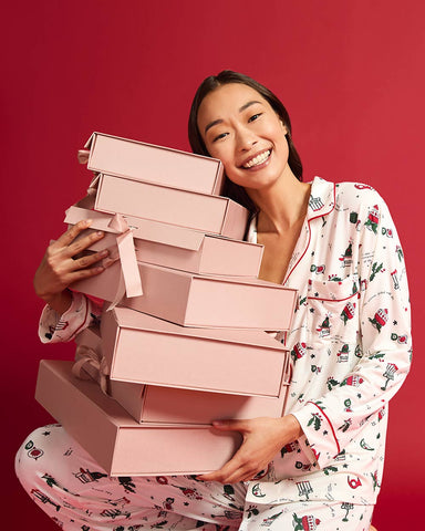 Eberjey - Pyjamas - Gisele Holiday Scribble PJ -brava-boutique