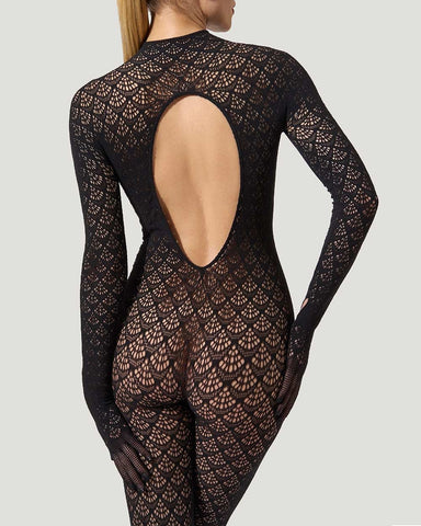 Wolford - Bodysuits - Mermaid Net Catsuit -brava-boutique