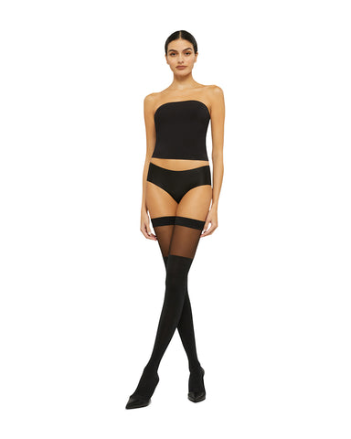 Wolford - Hosiery - Shiny Sheer Stay Ups -brava-boutique