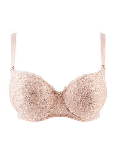 Aubade MC14 Women's Femme Aubade Pink Lace Underwired Half Cup Bra 38C :  Aubade: : Clothing, Shoes & Accessories