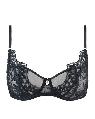 Aubade - Underwire Bras - After Midnight Half Cup Bra -brava-boutique