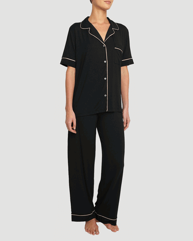 Eberjey - Pyjamas - Gisele Short Sleeve Pant Set -brava-boutique