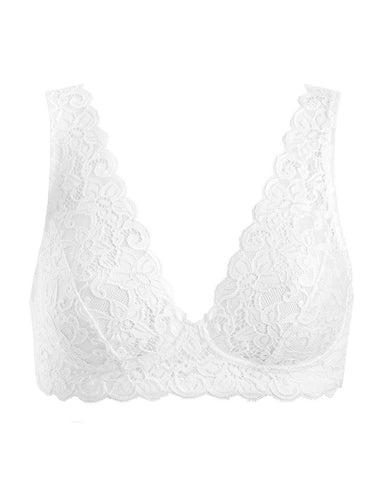Hanro - Wireless Bras - Moments Lace Bralette -brava-boutique