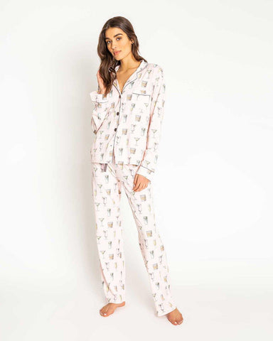 PJ Salvage - Pyjamas - Playful Cocktail Set With Mask -brava-boutique