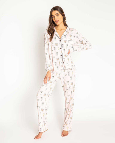 PJ Salvage - Pyjamas - Playful Cocktail Set With Mask -brava-boutique